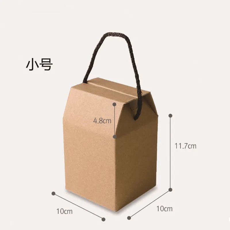 Custom Food Product Kraft Paper Packaging Corrugated Cardboard Wine Carton Gift tea and french bread unique Box With rope Handle