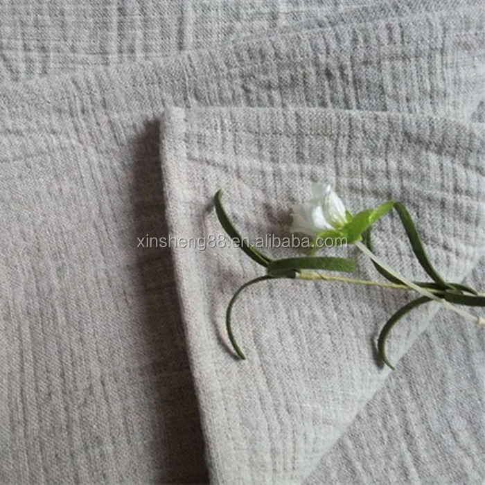 100% French washed linen blanket with stone washed solid colour