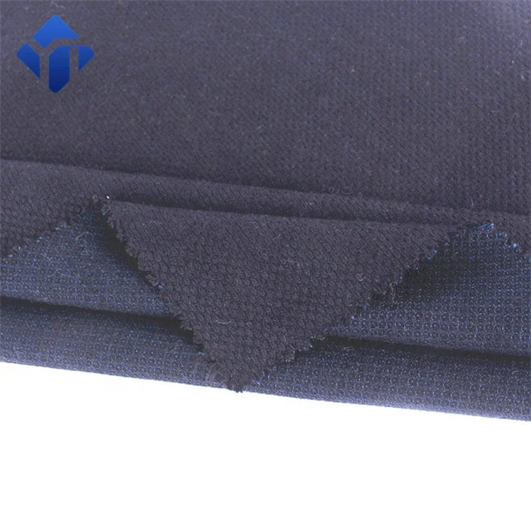 65 полиэстер, 35 шерстяная ткань для женского твидового пиджака