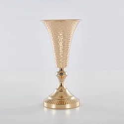 Золотая ваза для украшения вечеринки, свадьбы