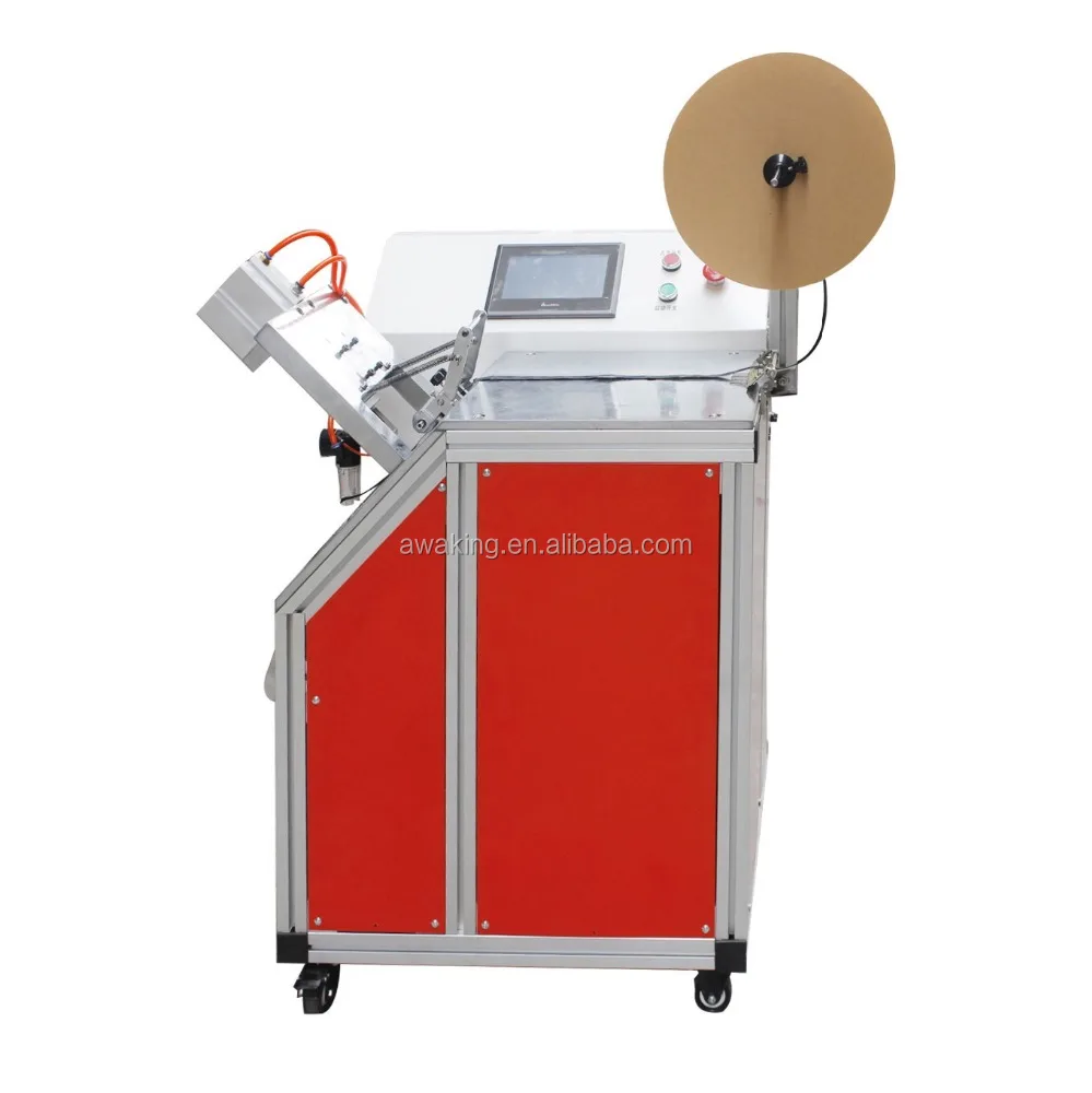 Ultrasonic fabric ribbon tape automatic cutting machine ribbon label cutting machine ultrasonic digital label cutter