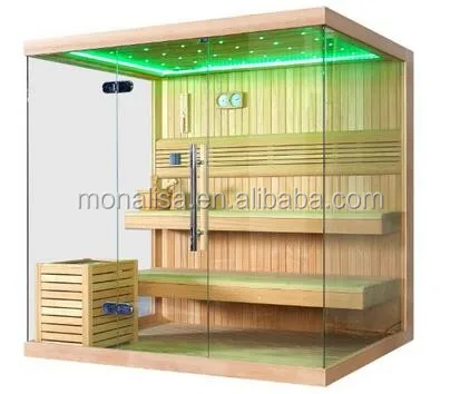 Luxury canadian wood harvia stove 4 persons sauna room