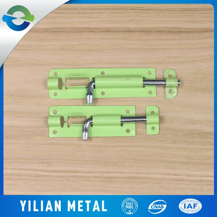 F type iron Tower bolt shed interior door latch
