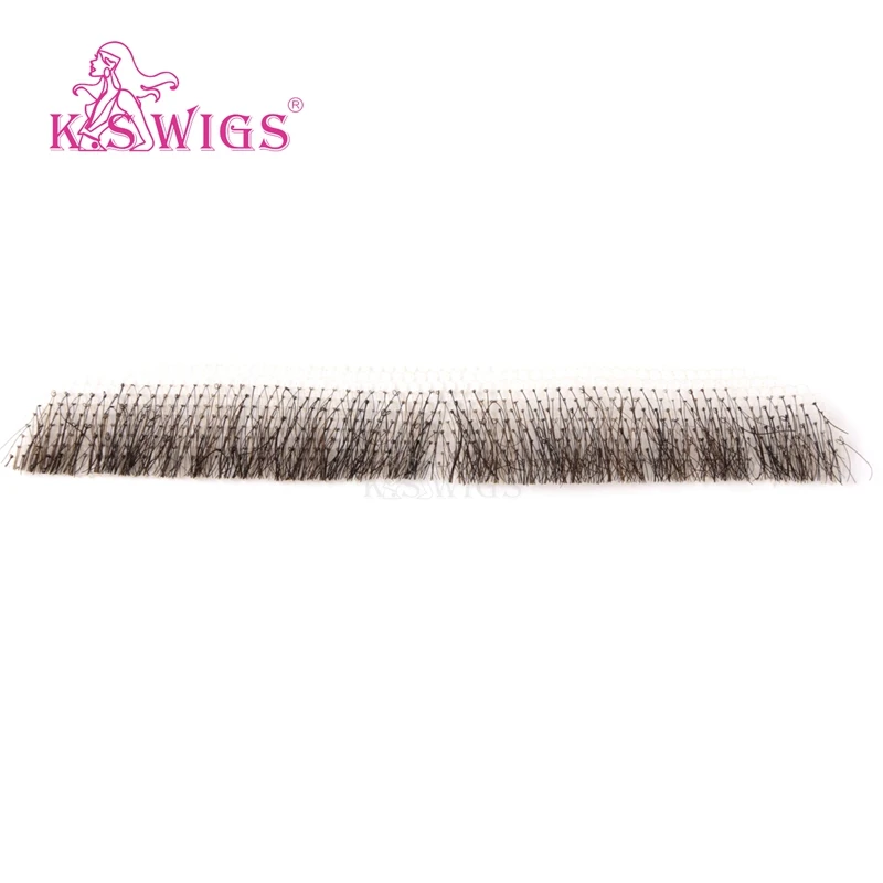 
K.S WIGS 100% Handmade Human Hair False Beard 