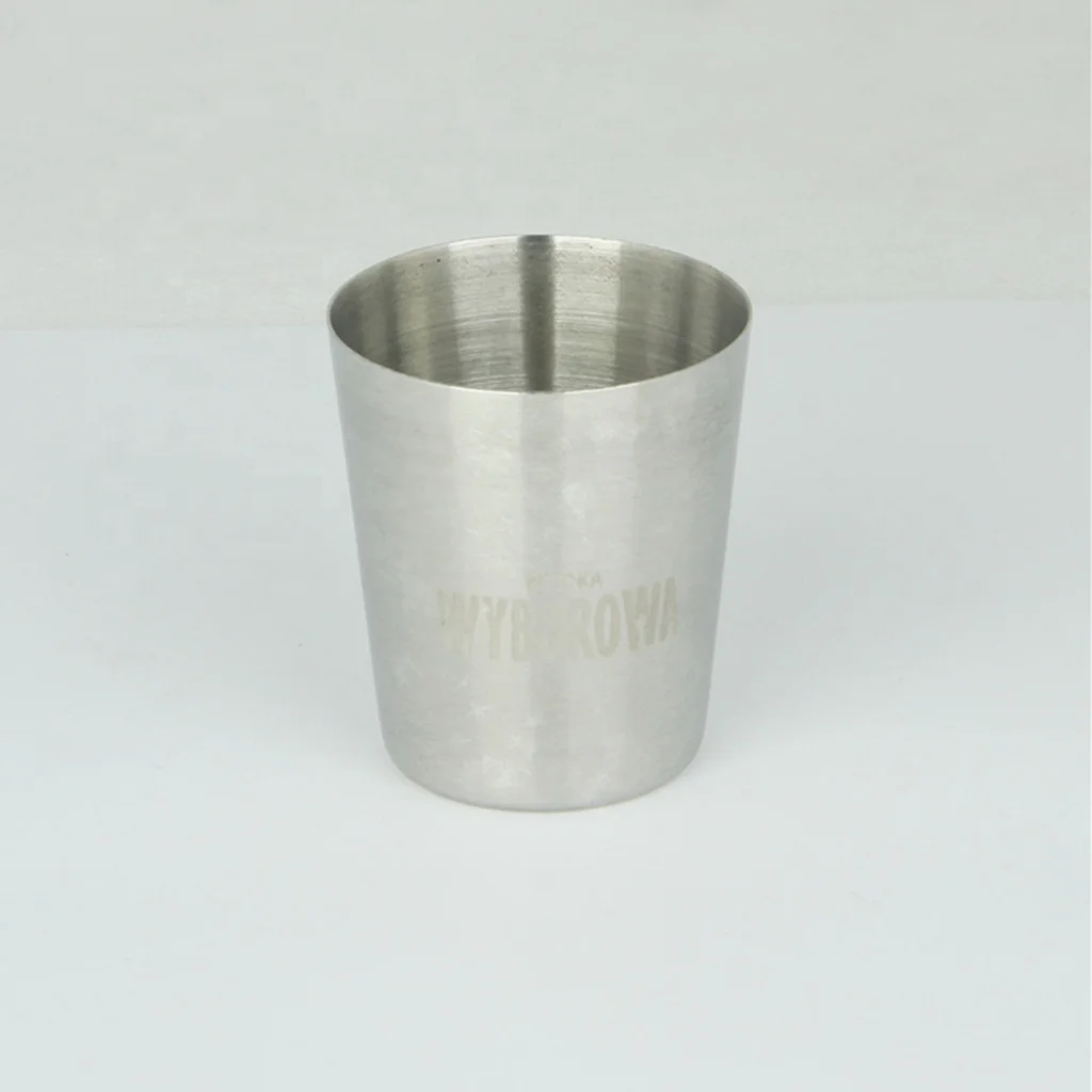 Stainless Steel Small Rimless Shot Glass/Wine Cup