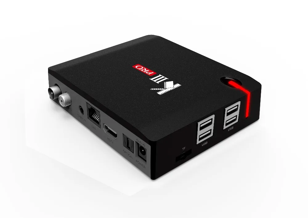 2017 multi stream satellite receiver Kiii Pro combo dvb-s2 dvb-t2 streaming media player 3gb ram 16GB Rom S912 CPU