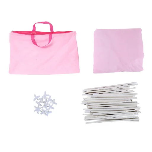 Pink Children Princess Castle Tent Kids Playing House Baby Tent