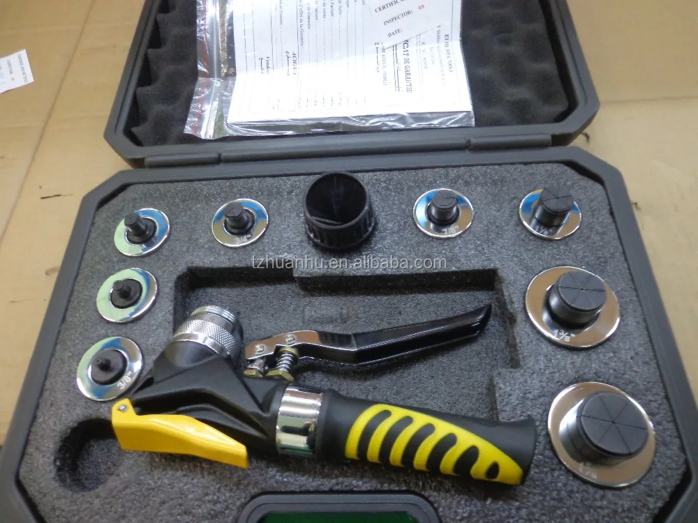 Hydraulic Tube Expander Tubing Expanding Swaging Kit HVAC Tools