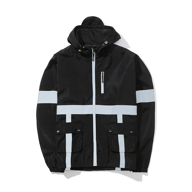Оригинальная Повседневная Спортивная Защитная Униформа с капюшоном от производителя, уличная ветрозащитная Светоотражающая куртка