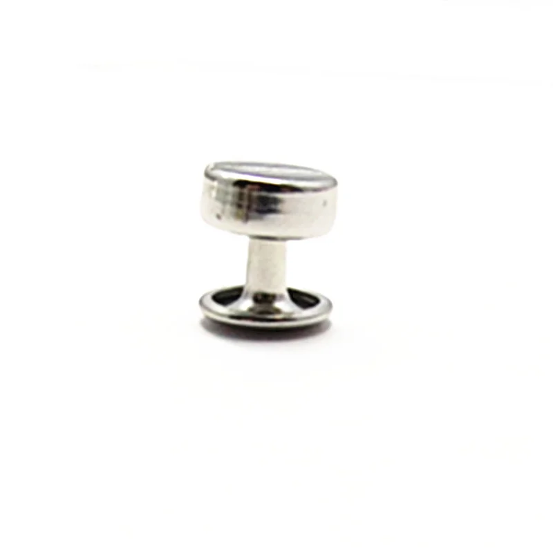 
YK1164 Factory Price Custom 10mm Metal Flat Round Head Rivet Double Caps Rivet For Handbags 