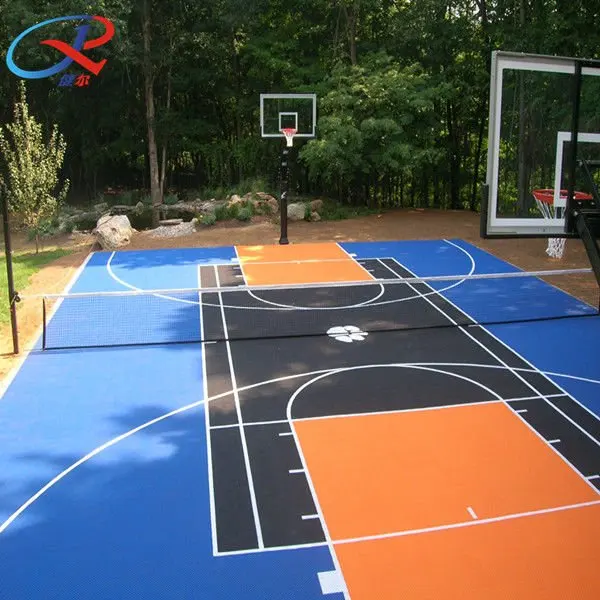 Outdoor used basketball floors for sale