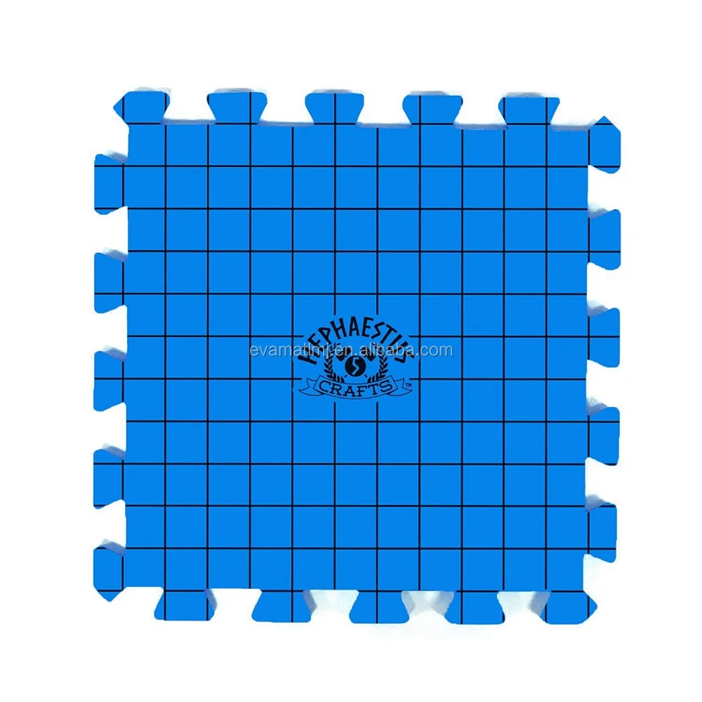 
Crafts Blocking Mats for Knitting - Pack of 9 BLUE Blocking Boards with Grids for Needlepoint 