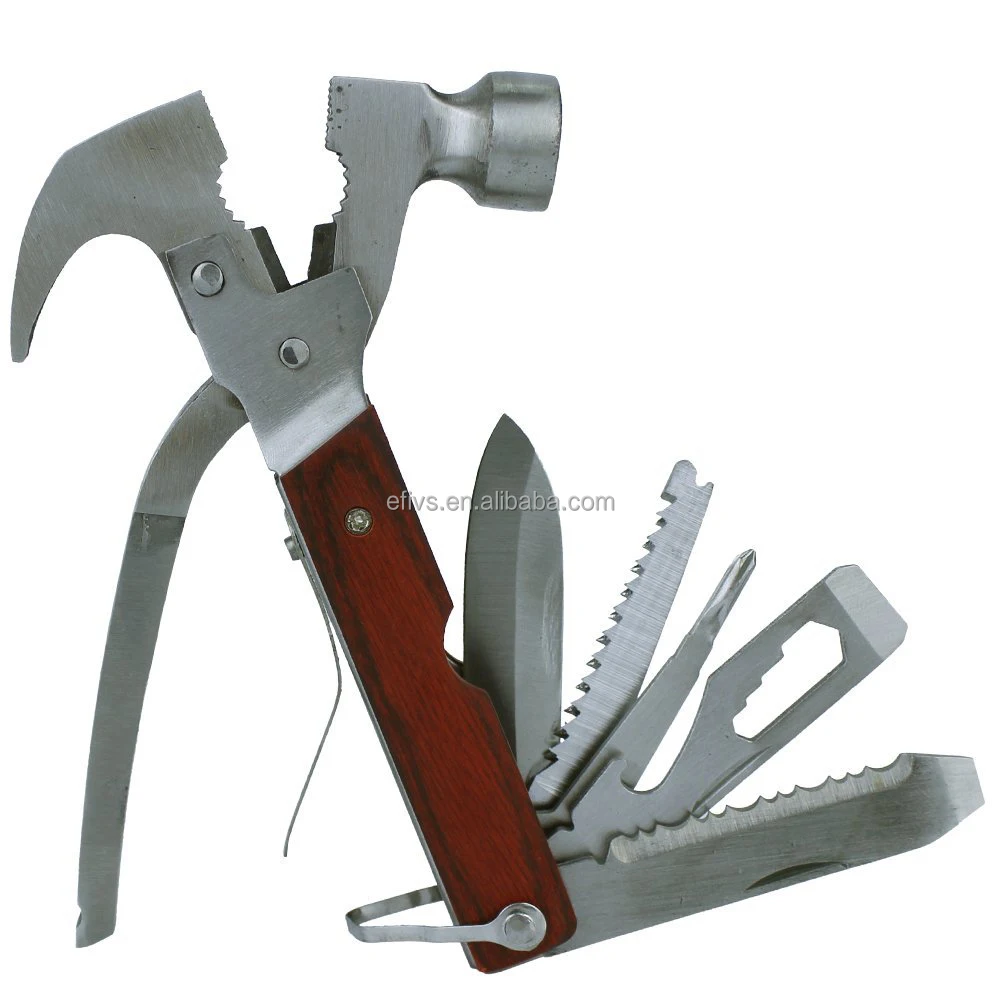 10 in 1 Hammer Outdoor Pocket tools Sport Camp Stainless Steel Fold Multi Tools for Household Camping Hiking Hunting Outdoor