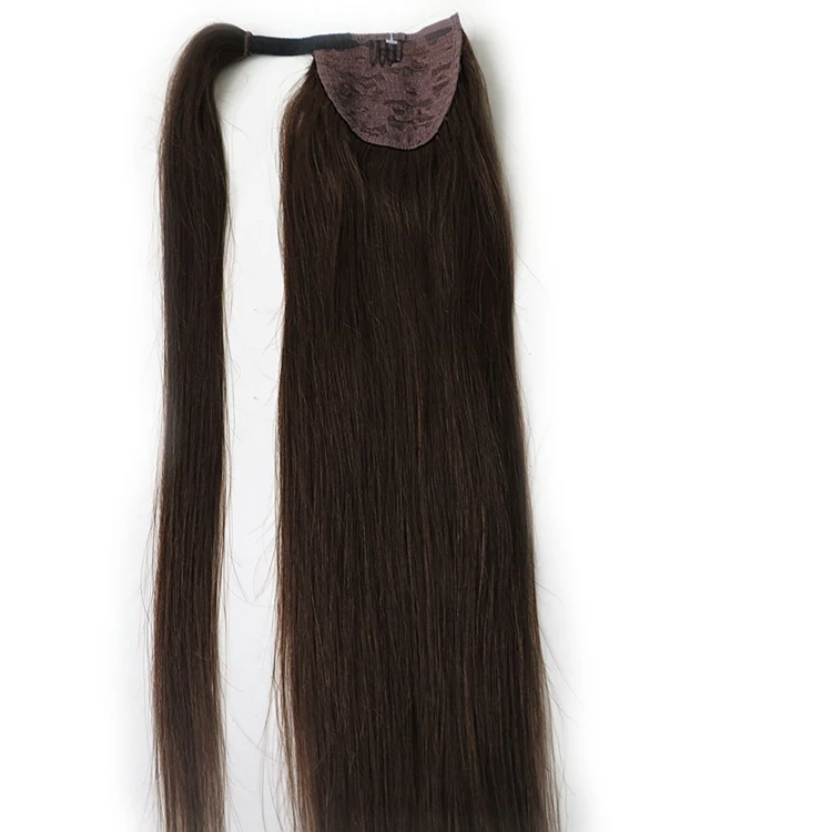 100% бразильские человеческие волосы Remy, хвосты для наращивания, прямые натуральные черные коричневые бразильские человеческие волосы, хвосты