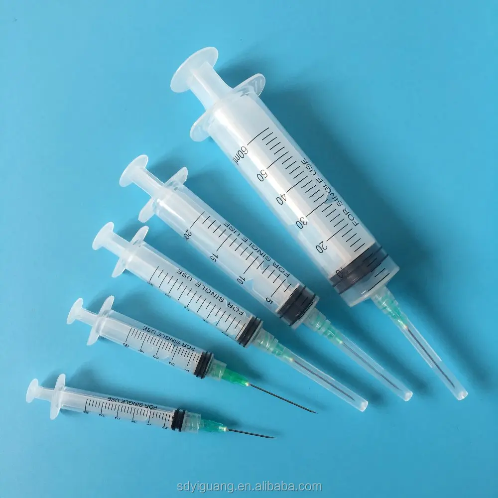 
Disposable syringe Luer lock with needle 