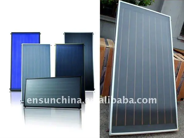 High Performance competitive price portable pressurized flat plate solar collector