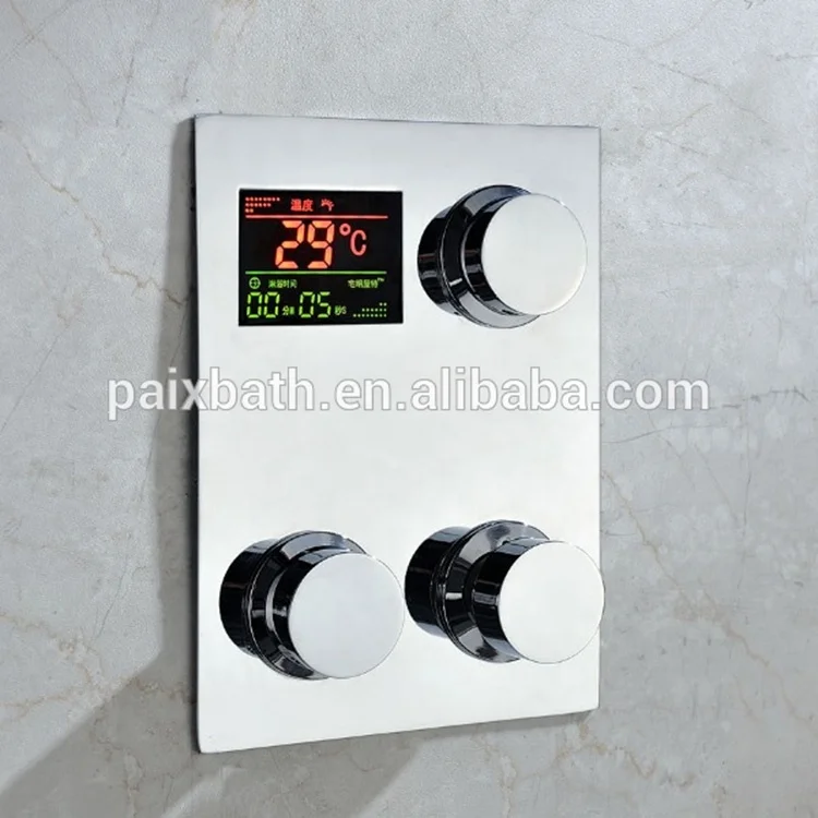 
Hot selling electricity digital display thermostatic bathroom shower faucet 