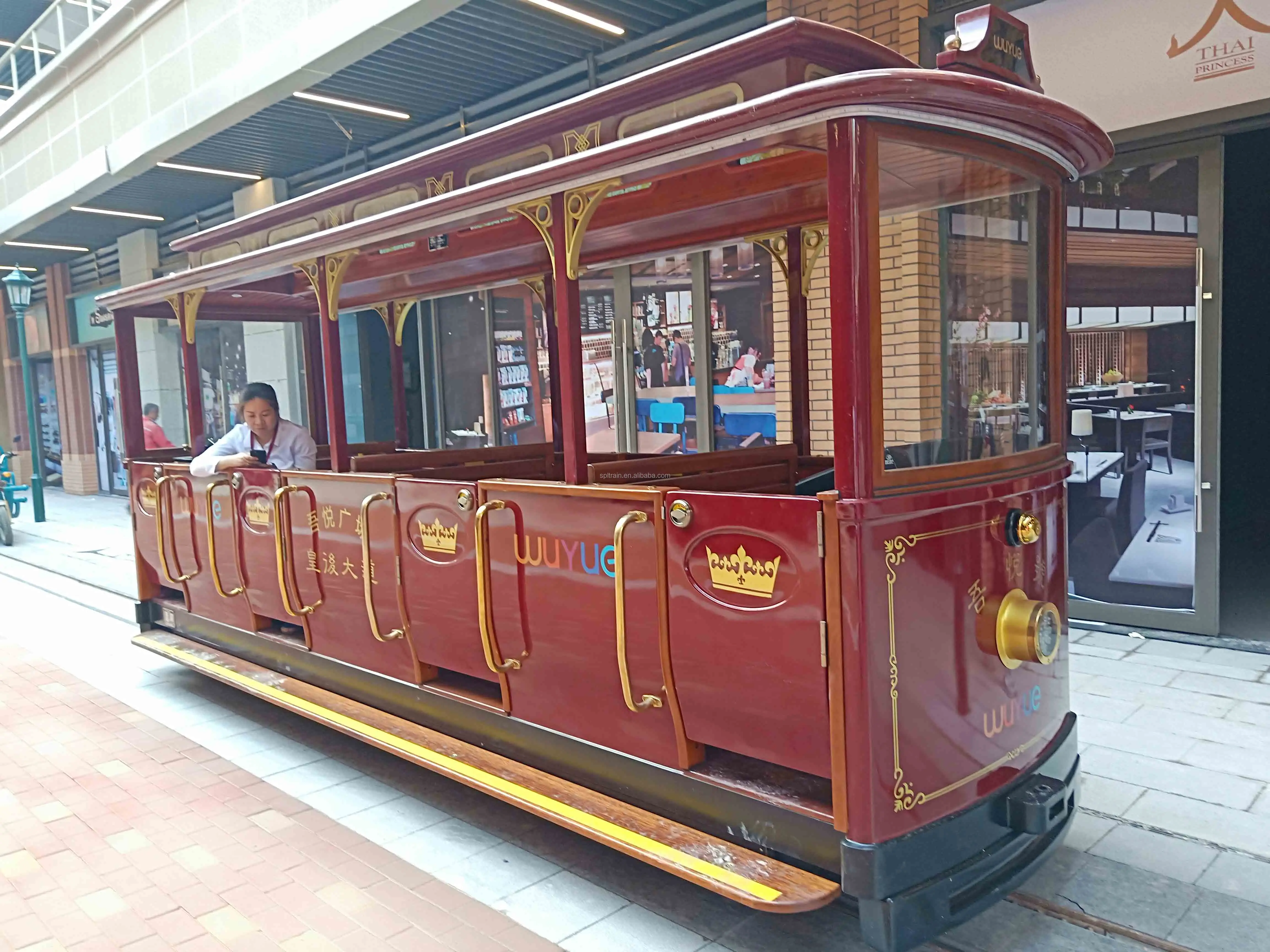 
Rail tram passenger street trolley 15 Inch track gauge 