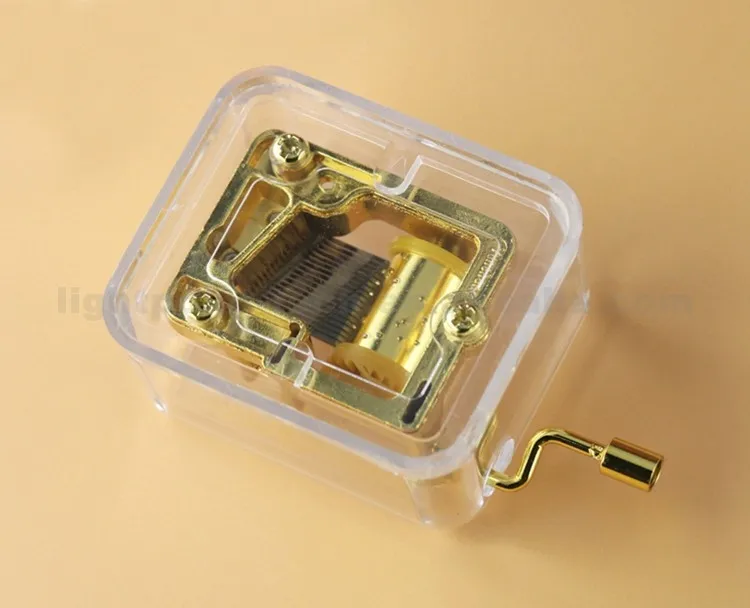 customized hand crank  music box mechanism custom  kida girl song  set jewelry music box base music made hand