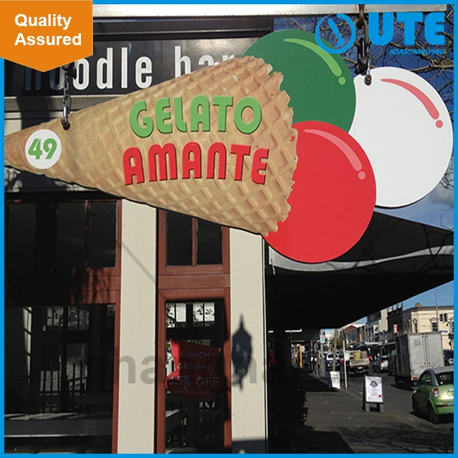 Wholesale ice cream sign board
