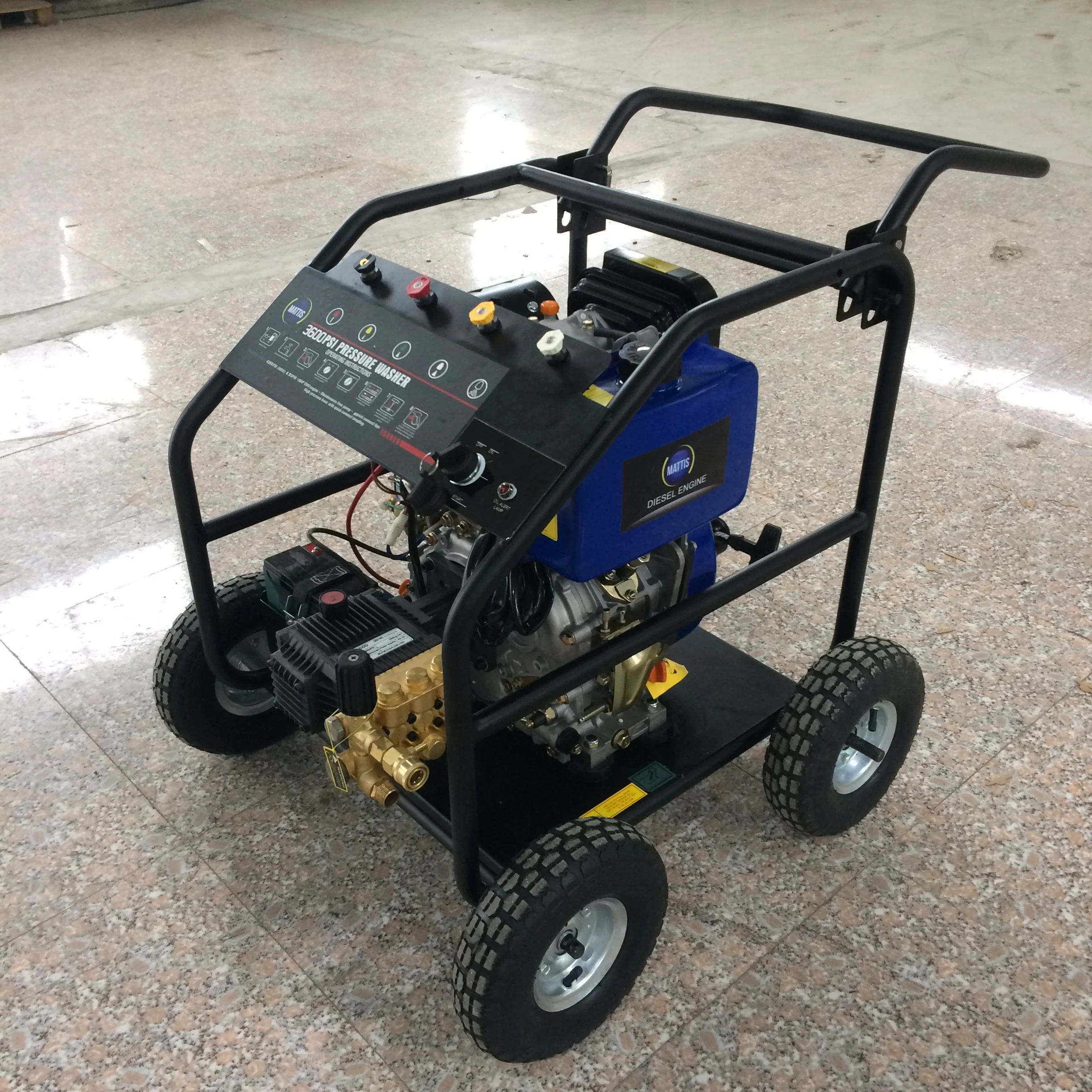 Дизельная мойка высокого давления холодной воды 250 бар