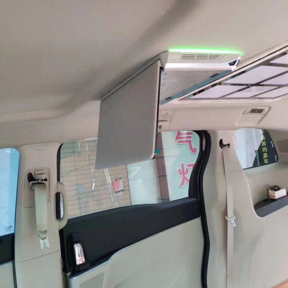 15 Inch Car Roof Monitor Flip Down Video Player For Toyota Mercedes Benz Buick Trumpchi VW Honda With Air Purification System