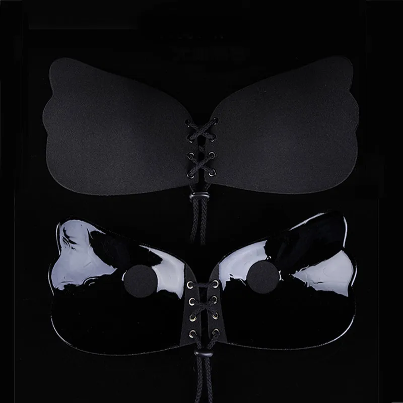 Backless strapless silicone breast lift bra self adhesive Invisible high quality silicone bra