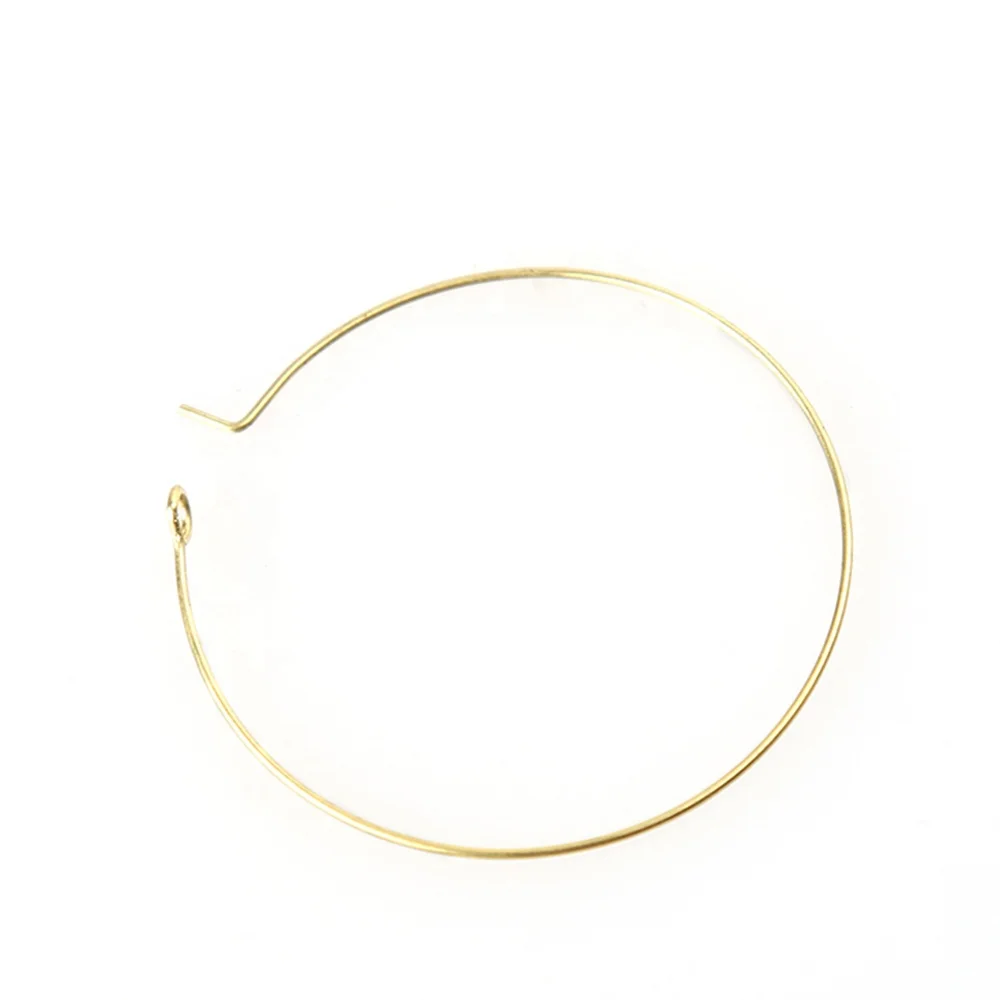 Wholesale Factory Supply Stainless Steel Gold Wire Hoop Earrings for Women Earing
