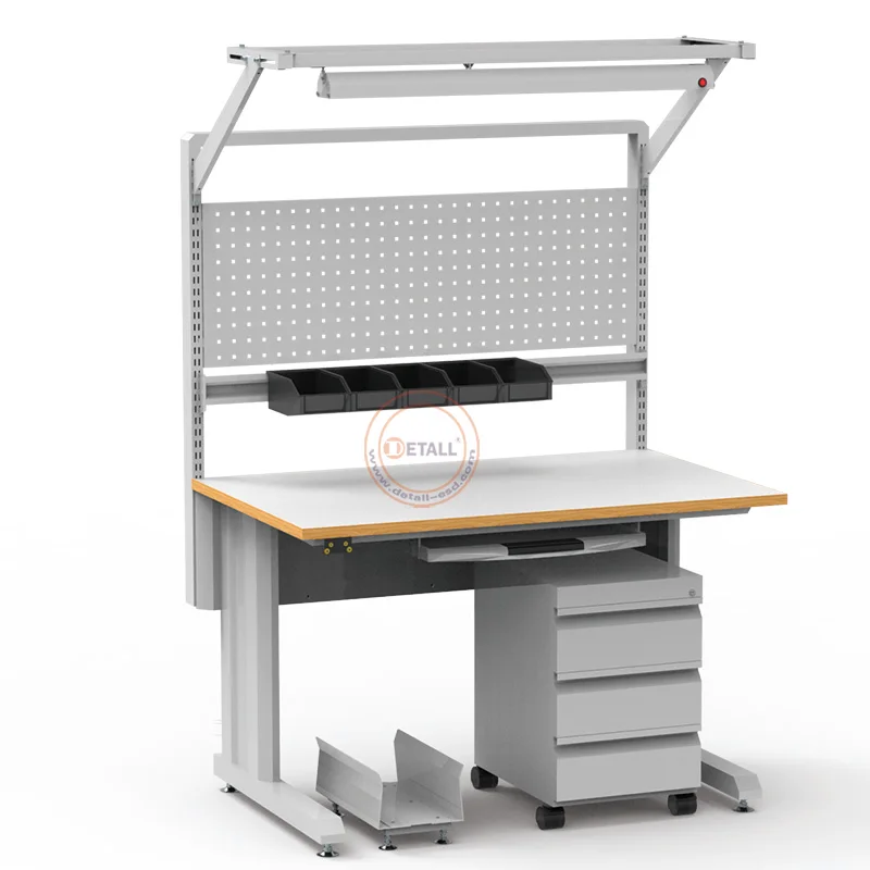 
Detall electrical metal technician engineering electronic esd computer repairs workbench table furniture 