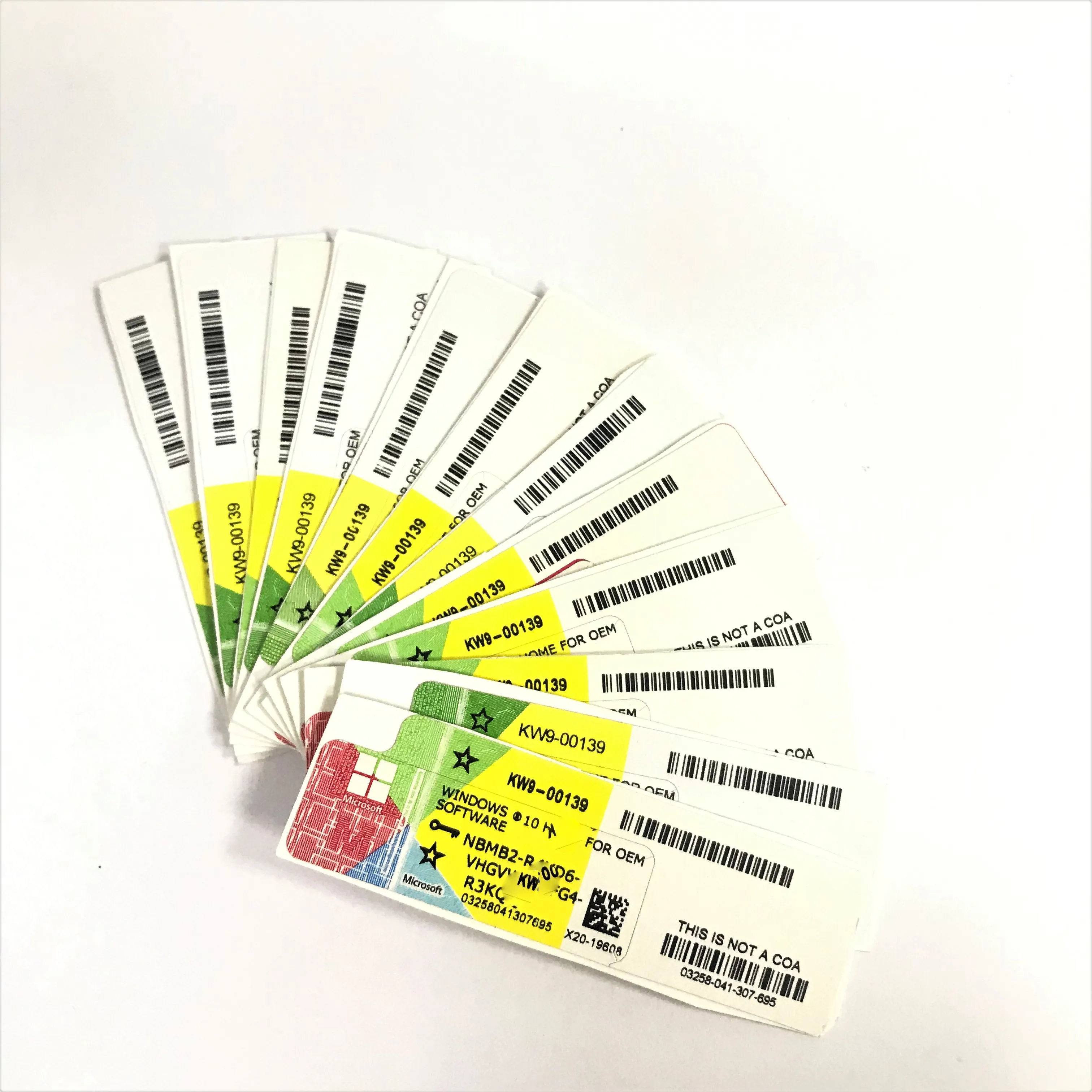 
100% Online Activation Microsoft Windows 10 Professional windows 10 pro key coa sticker Korean version win 10 Pro COA STICKER 