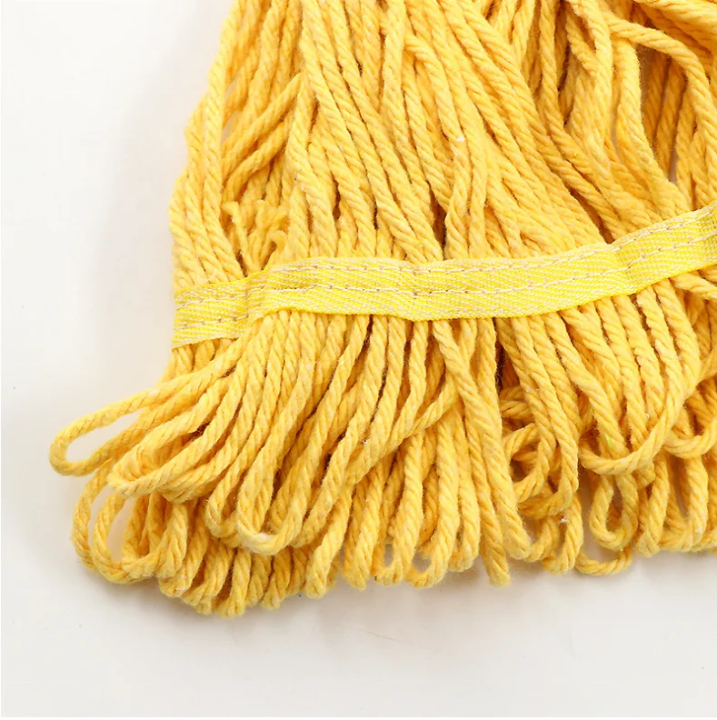 
Ne16s/4 Recycled ply mop yarn 50% cotton 50% polyester many strands of yarn 