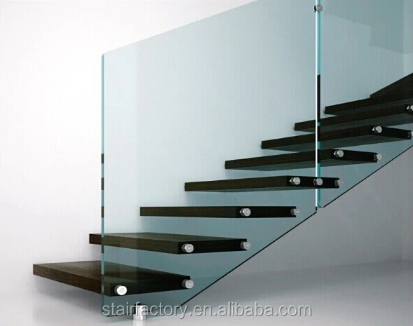 
Modern staircase, indoor stairs,Metal treads, Floating staircase,TS-323 