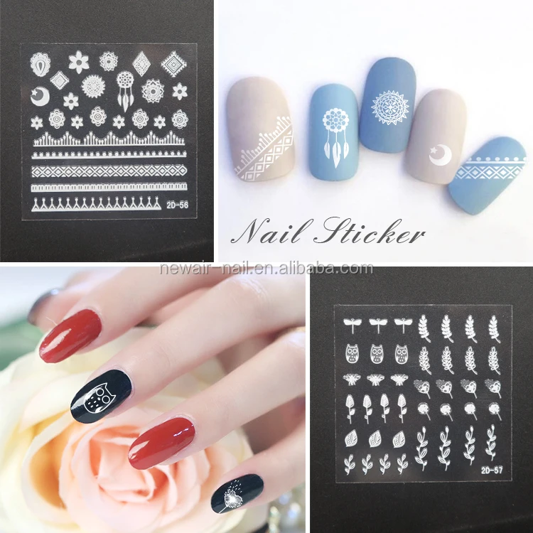 
wholesale nail supplies custom designs heart nail art designs sticker 