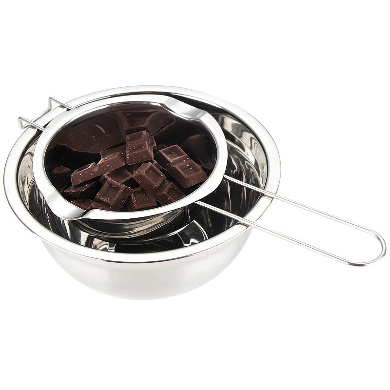 
Wholesale 304 Special design double boiler pot stainless steel soup bowl chocolate melting pot with handle 