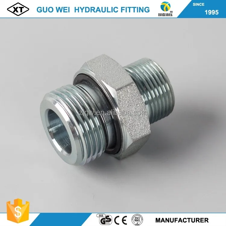 Гидравлический завод Guowei, адаптеры из углеродистой стали, гидравлические регулируемые фитинги и фитинги для гидравлического шланга