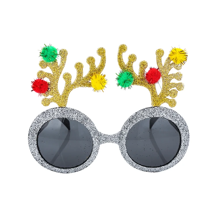 Masquerade Glasses Fancy Dress Santa Novelty Reindeer Xmas Christmas Party Glasses