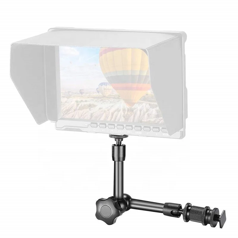 11-дюймовый Регулируемый Шарнирный рычаг поворотного рычага Magic Arm и большой супер зажим совместим с цифрового однообъективного зеркального фотоаппарата