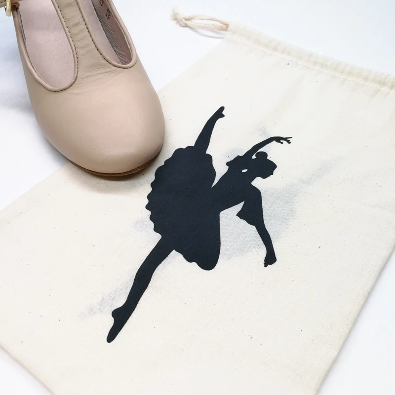 Оптовая продажа, хлопковая дорожная сумка для обуви с логотипом