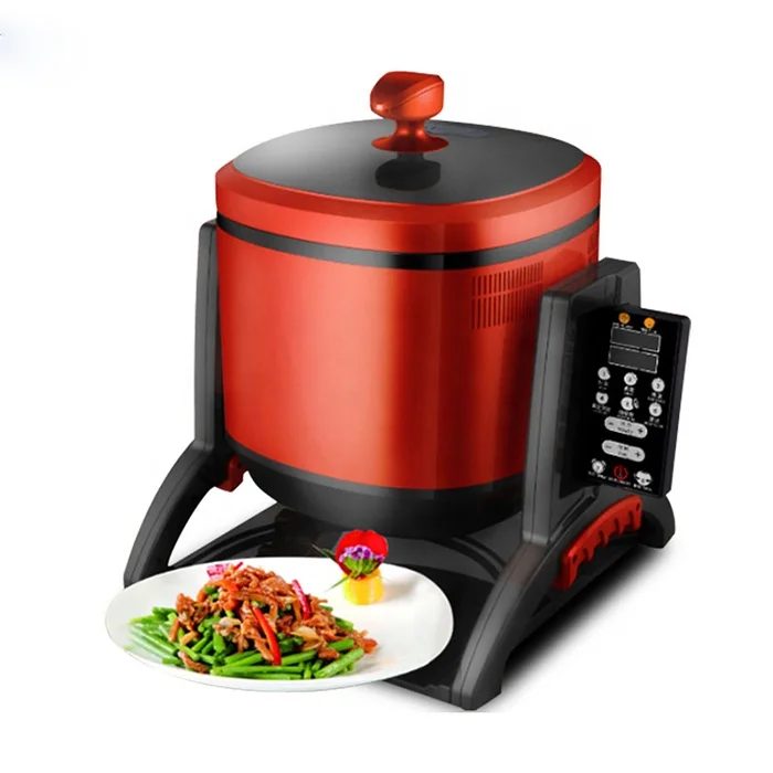 Automatic fried rice wok and stirring cooker robot for sale