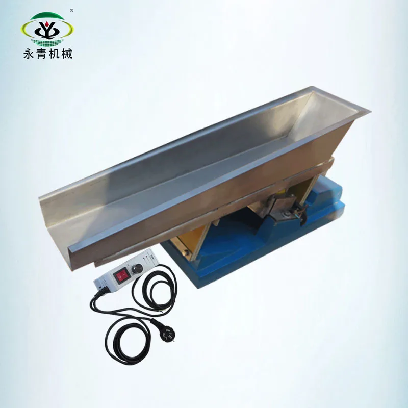 small Electromagnetic vibrating powder feeder with hopper tray