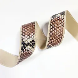 Fancy elastic tape / newest color elastic band /factory price /4cm width