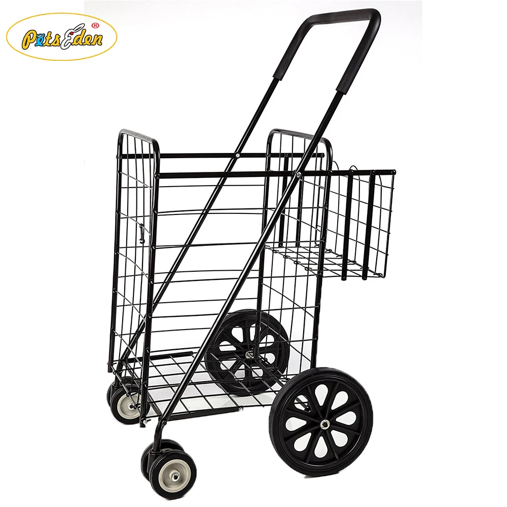 New multiple Metal Shopping Trolley Carts Foldable Convenient