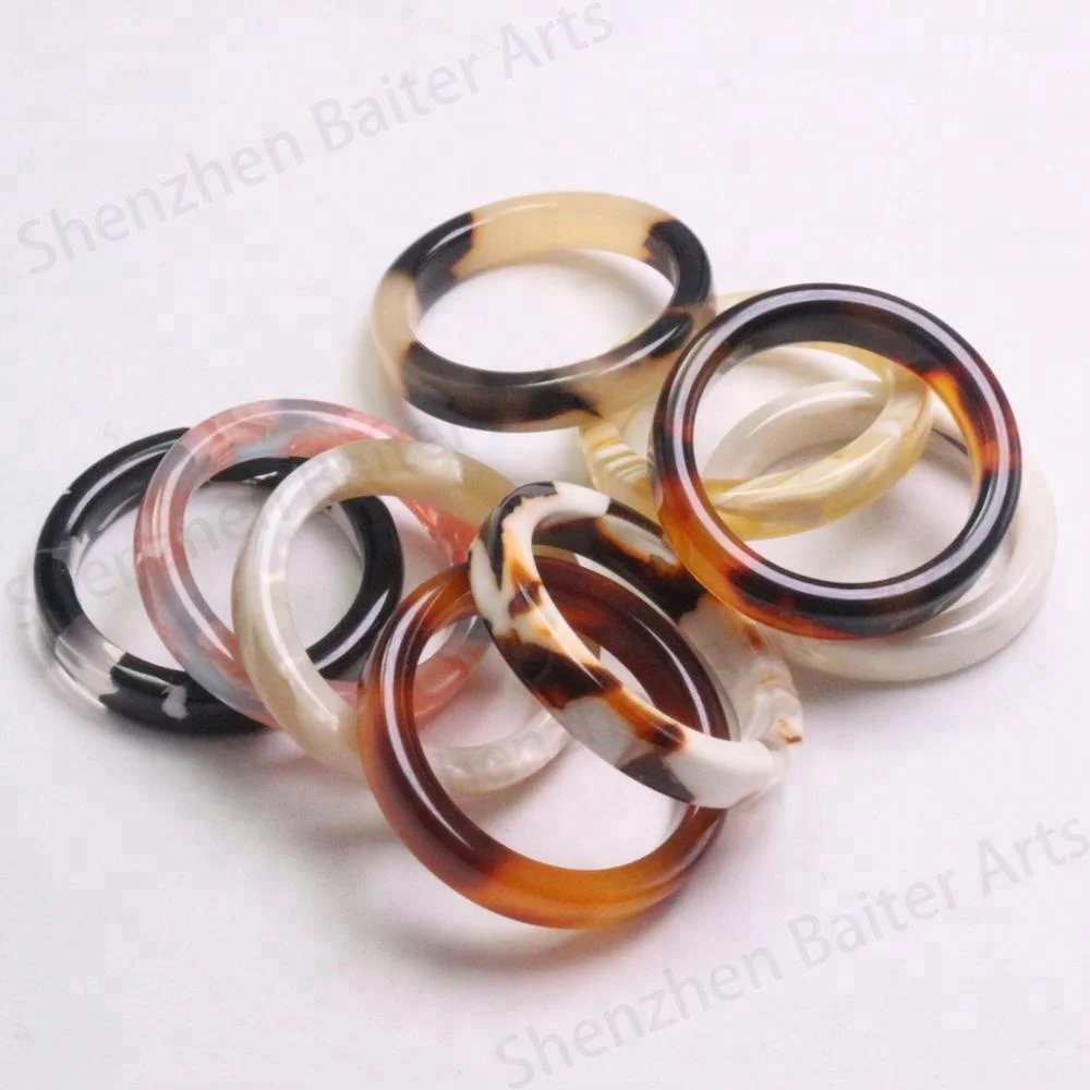 Fashion Acetie Acid Acrylic Lucite Acetate Tortoiseshell Ring,Tortoise Shell Resin Links Ring