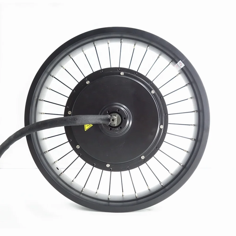 24' 26' X 4.0 Fat 5000w QSV3 Ebike Motor Wheel Can Match 20mm Hub Front Wheel