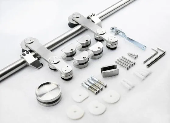 frameless glass door hardware sliding door roller