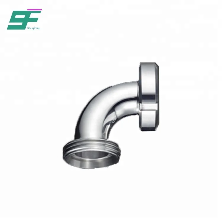 Factory Price Sanitary Stainless Steel 90 degree Clamp to Thread Pipe Fittings Elbow for Air Filter Export Conversion
