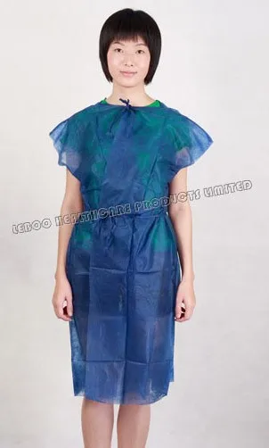 High quality  ISO CE approved and low price Patient Gown