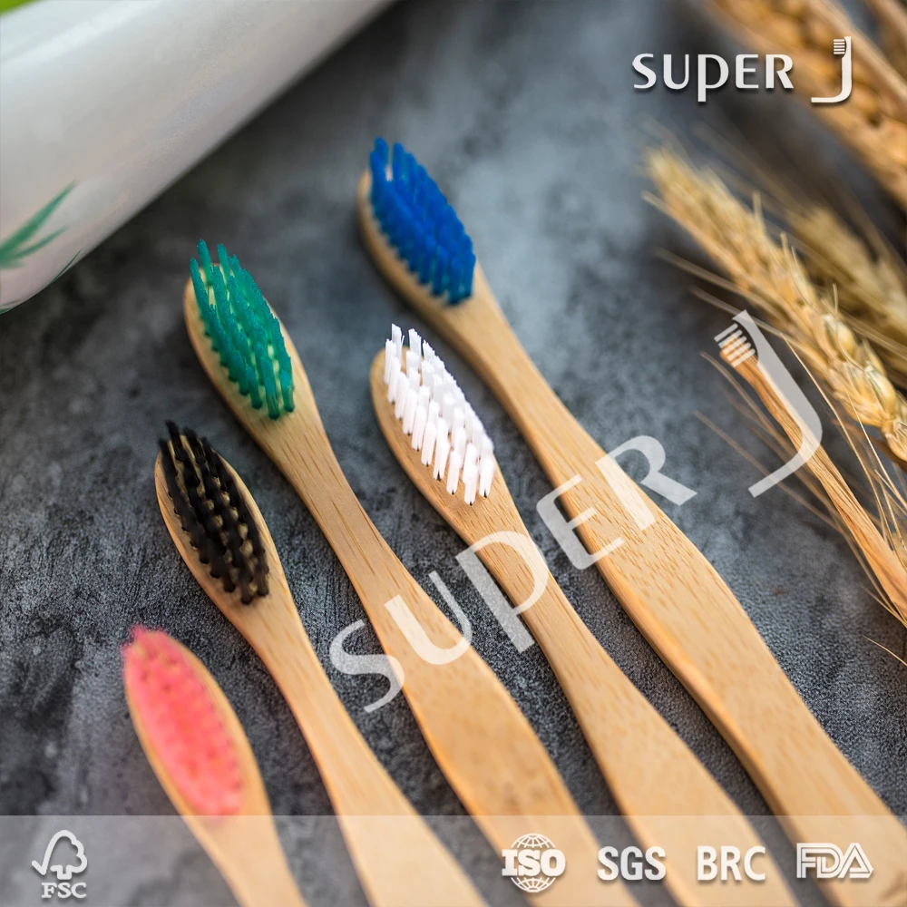 China Manufacturer Biodegradable feature charcoal bamboo toothbrush in yangzhou
