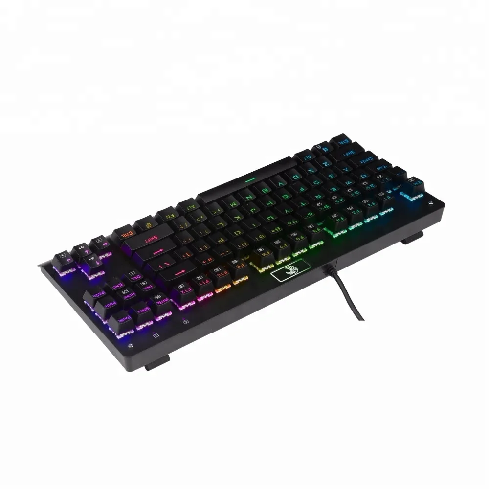 Eagle Z-77 Tenkeyless Blue Switch 87 Keys RGB Mechanical Keyboard with US Layout
