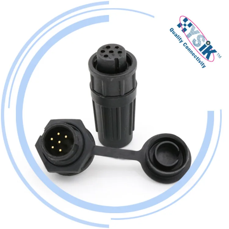 
waterproof plastic Conxall/Switchcraft female male IP68 LTW 2 3 4 5 6 7 8 10 12 pin poles bayonet Lock connector 
